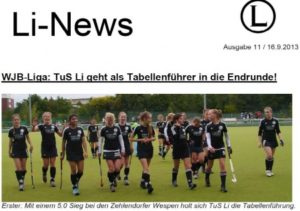 Li-News 11: Drei Teams in der Berliner Endrunde