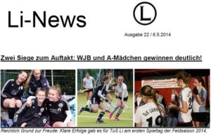 Li-News 22: Gelungener Saisonstart für A-Mädchen und WJB!
