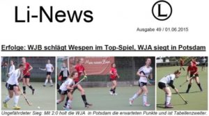 Li-News 49: WJA und WJB mit Siegen am Wochenende