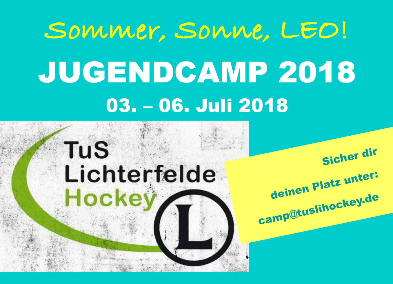 Sommer, Sonne, LEO! Jetzt die Plätze für das Sommer- und das Jugendcamp 2018 sichern